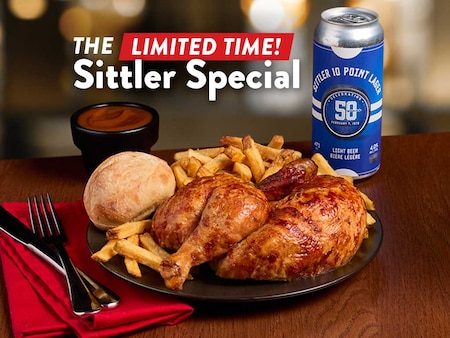NEW! Sittler Half Chicken Special NEW! Sittler Half Chicken Special