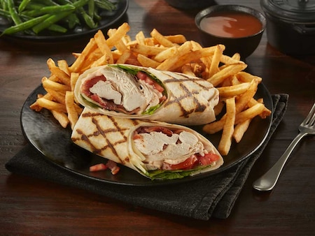 Rotisserie Chicken Club Wrap