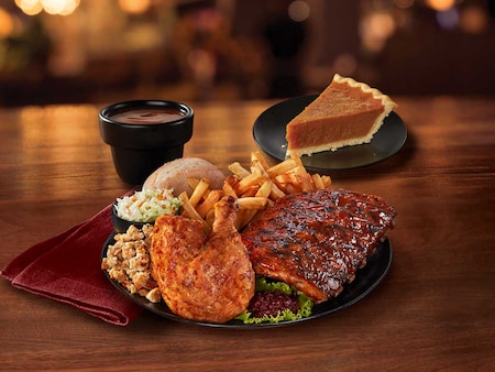 Thanksgiving Chicken & Half Rack Combo