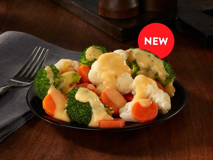 NEW! Market Veg with Cheese Sauce