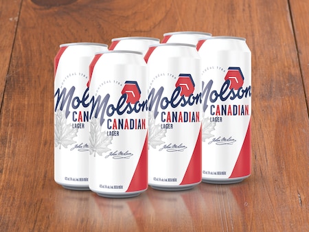 Molson Canadian - 473 ml x 6 Cans (6-Pack)